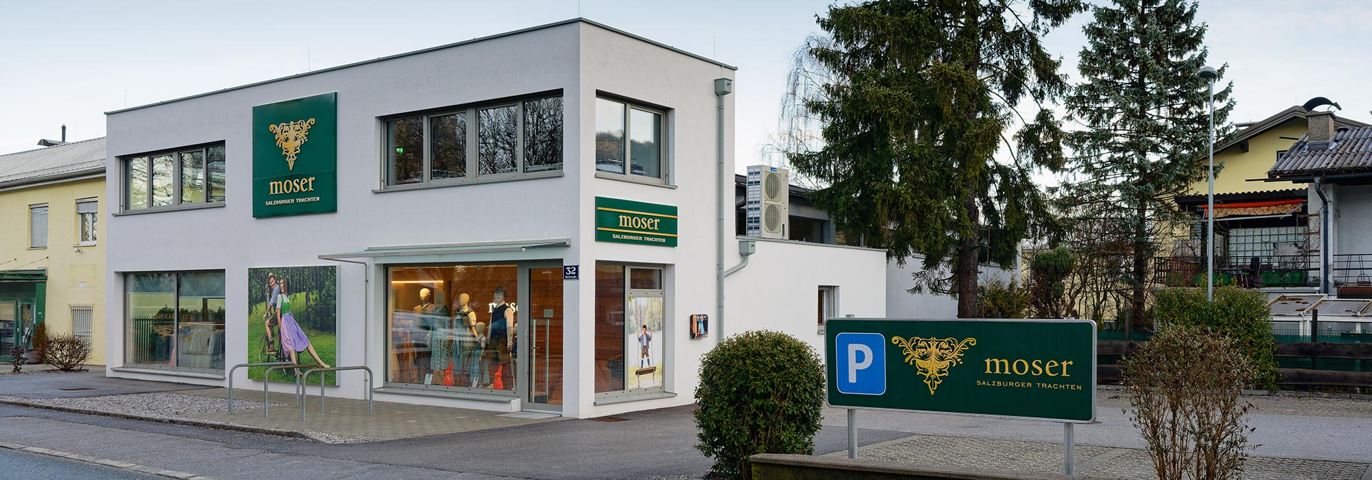 Trachten Moser Salzburg Resteverkauf Damendirndl Herrentrachten Kindertracht Bachstraße Gnigl